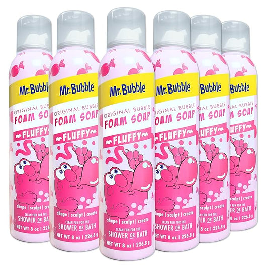 Mr. Bubble Original Foam Soap, Bubblegum Scent, 8 OZ, pack of 6