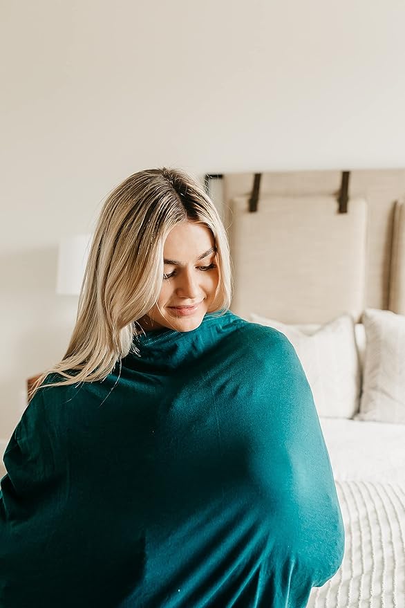 Copper Pearl Multi-Use Cover: Car Seat Covers, Nursing Cover, and Stroller Cover for Sun - Stretchy Fabric, All-Season Use, Stylish Designs, Easy Access for Moms - Jaspar