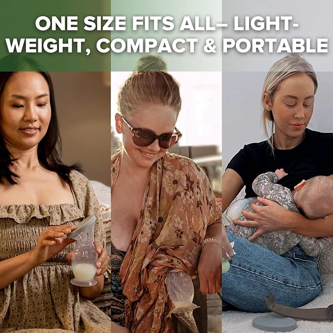 Haakaa Manual Breast Pump with Base 4 Fl Oz/100ml+Lid