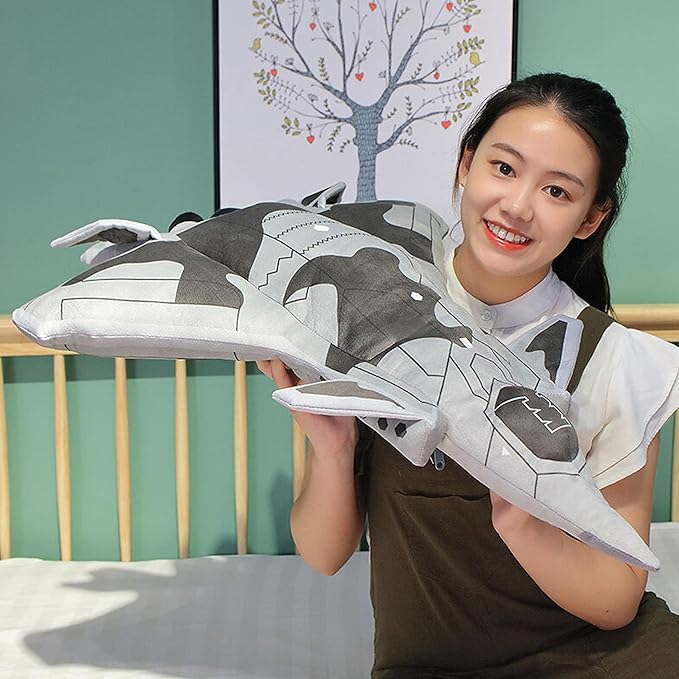 29 Inch Airplane Plush Toy with Blanket – Warplane Stuffed Animal, Space Shuttle Plush for Kids, Sofa or Travel Decor