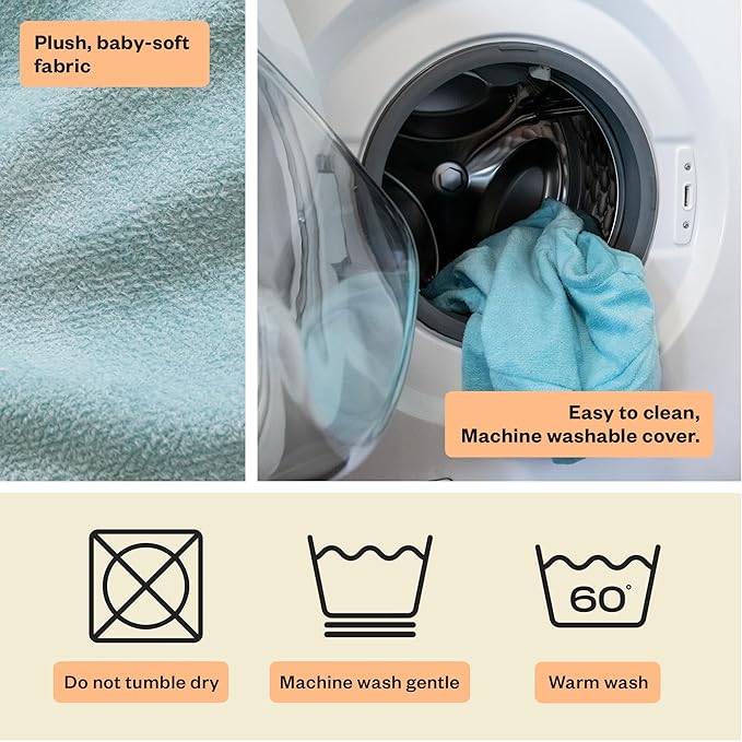 My Brest Friend Nursing Pillow - Deluxe - Enhanced Comfort w/ Slipcover - Ergonomic Breastfeeding Pillow For Ultimate Support For Mom & Baby - Adjustable Pillow W/ Handy Side Pocket, Aqua