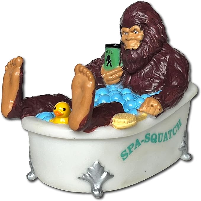 CelebriDucks - Spa-Squatch - Tubs Gone Wild Floating Bath Novelty - Collectible Bath Toy Gift for Kids & Adults of All Ages
