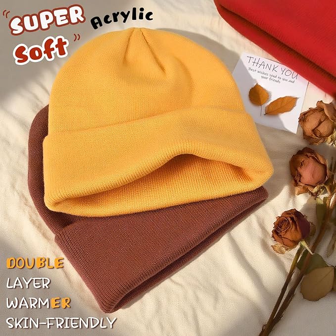 ZOORON Toddler Beanie Baby Boys Girls Beanies Kids Winter Hats Children Knit Warm Caps Soft Ski Hat