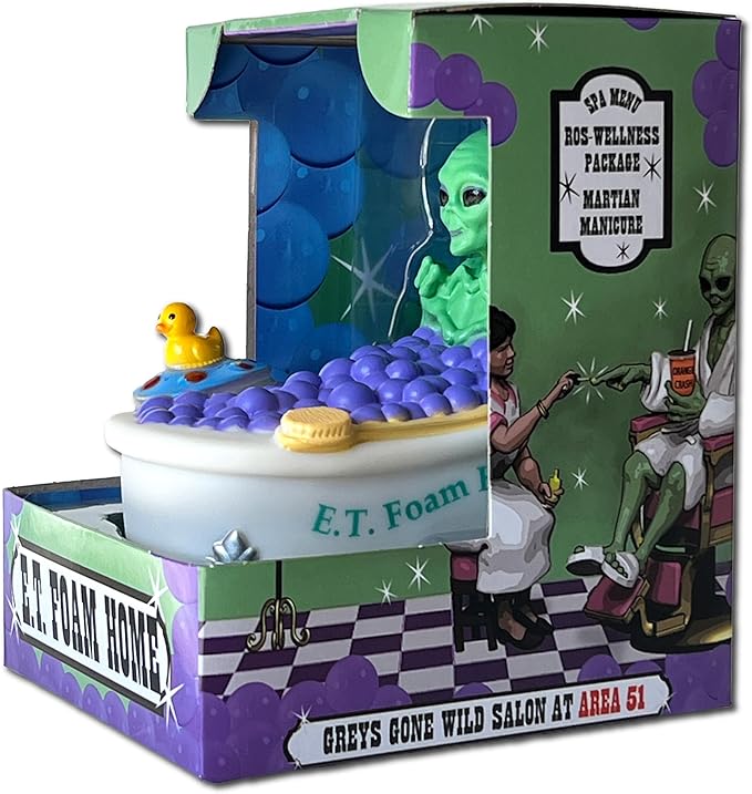 CelebriDucks - E.T. Foam Home - Tubs Gone Wild Floating Bath Novelty - Collectible Bath Toy Gift for Kids & Adults of All Ages