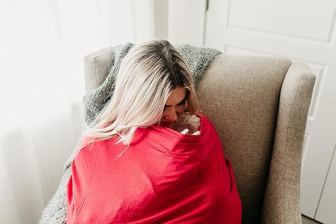 Copper Pearl Multi-Use Cover: Car Seat Covers, Nursing Cover, and Stroller Cover for Sun - Stretchy Fabric, All-Season Use, Stylish Designs, Easy Access for Moms - Mara