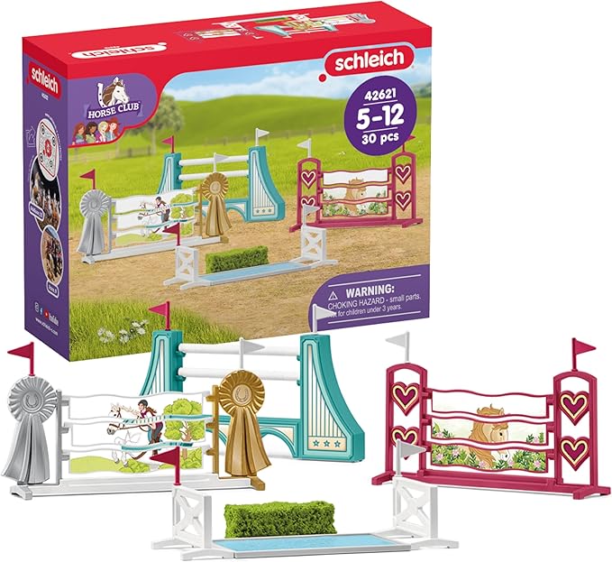 Schleich Horse Club, Obstacle Accessory Set Horses and Playsets, Ages 5+