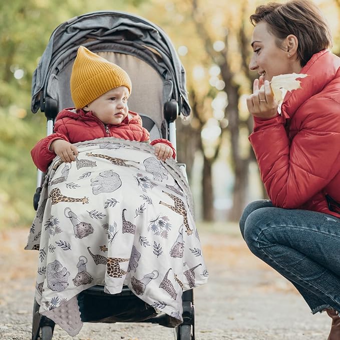 Soarwg Kids Baby Blanket Unisex Newborn, Super Soft Comfy Blankets, for Toddler Baby Nursery Bed Blanket Stroller Crib Shower Gifts, 30 x 40 Inch