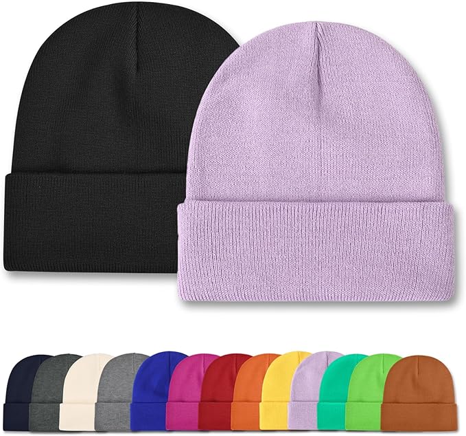 ZOORON Toddler Beanie Baby Beanies for Boys Girls Kids Winter Hats Children Knit Warm Caps 0-12years