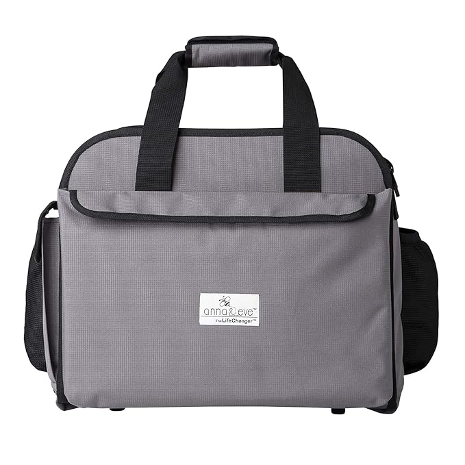 Anna & Eve Diaper Bag with Changing Station, Baby Bag, Diaper Backpack for Baby Girl and Boy, Large Diaper Tote Bag - Portable Diaper Changing Pad
