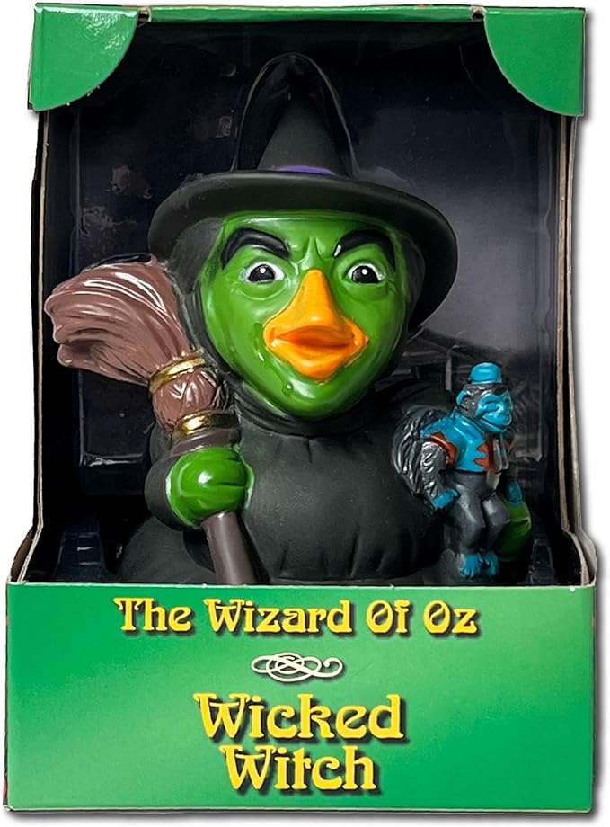 CelebriDucks - Wicked Witch - Floating Rubber Ducks - Collectible Bath Toy Gift for Kids & Adults of All Ages