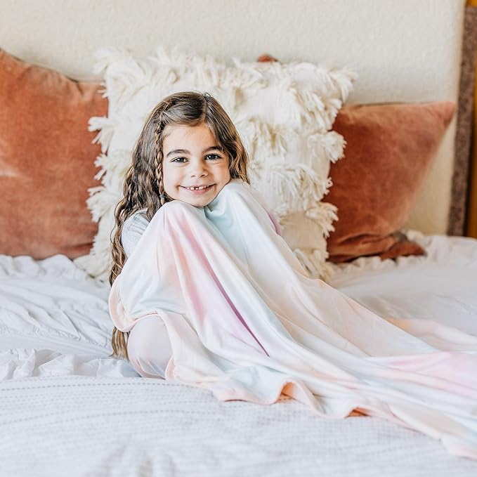 Copper Pearl Large Premium Knit Baby 3 Layer Stretchy Quilt Blanket Nova