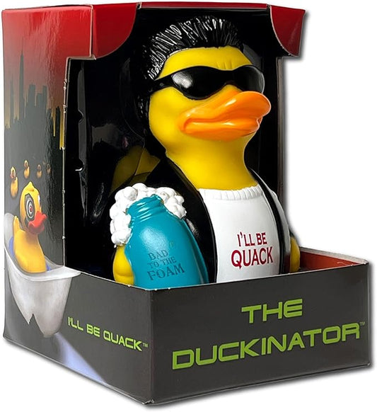 CelebriDucks - The Duckinator - Floating Rubber Ducks - Collectible Bath Toy Gift for Kids & Adults of All Ages