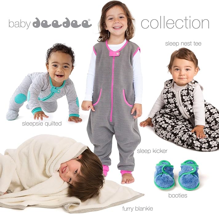 Warm Baby Booties Cozy Baby Slippers Stay on with Non Slid Sole with grippers for Newborns and Infants