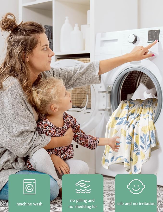 Momcozy Baby Towel with Hooded - Ultra Soft & Absorbent Large Bath Towel Set for Comfort & Gentle on Baby's Skin - Med Thick& Durable -Shower Gift & Bath Essential for Newborn, Infant, Toddler