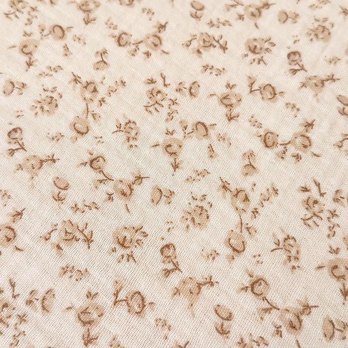 BuLuTu Cotton Muslin Kids Toddler Pillowcase with Cute Camellia Flowers Super Soft Travel Pillow Nursery Pillowcase for Boys,Girls,Bedding Decor Machine Washable, Durable Pillowcase,1 Piece,14"x20"