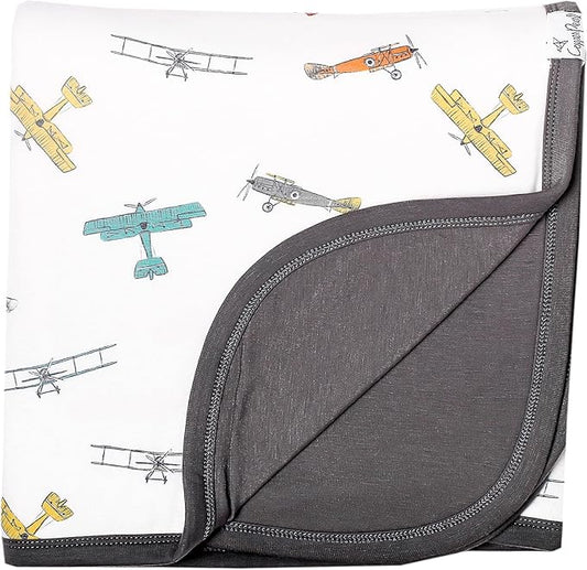 Copper Pearl Three-Layer Baby Blanket: Soft Quilt for Boys and Girls | Breathable and Cozy Toddler Blanket | Premium Polyester/Rayon 46x46