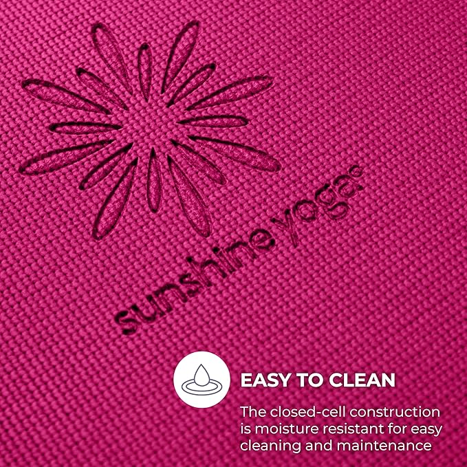 Sunshine Yoga Voyage Yoga Mat, 10 Pack, 72" x 24" Professional Studio and Gym Bulk Yoga Mats, 5mm Thick, Durable, Anti-Tear, Non Slip Fitness and Exercise Mats