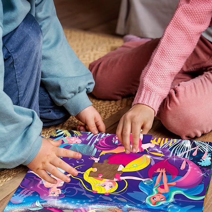 QUOKKA Puzzles for Toddlers 3-5 – 4 x 48 Pieces Puzzles for Kids Ages 3-4 – 12 Toy Learning Vert Girls for 4-6 – Jigsaw Game for Boy and Girl 3-5-7 Year Old