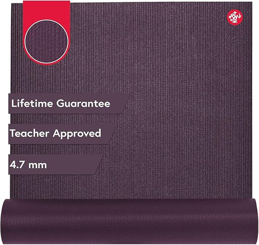 Manduka PROlite Yoga Mat 71" - 4.7mm | Lifetime Durability | Hygienic Construction | Teacher Approved | 71 x 24 inches
