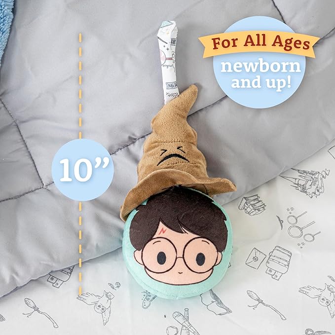 Kids Preferred Harry Potter Sorting Hat Mirror On The Go Rattle Plush Toy