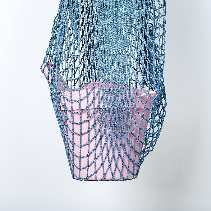 BLUE GINKGO Silicone Beach Toys - Modern Travel Friendly Set | Bucket, Shovel, 4 Sand Molds, Beach Bag | Sand Toys for Toddlers, Kids - Pink