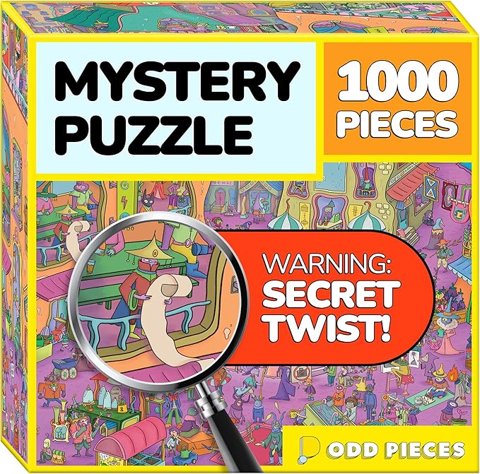 Odd Pieces Jigsaw Puzzles 1000 Pieces with Storytelling Comics, Secret Ending, Puzzle for Mystery Adults & Kids - 19.7'' x 27.6'' Frameable Magic Puzzle Art (Shutterbug)