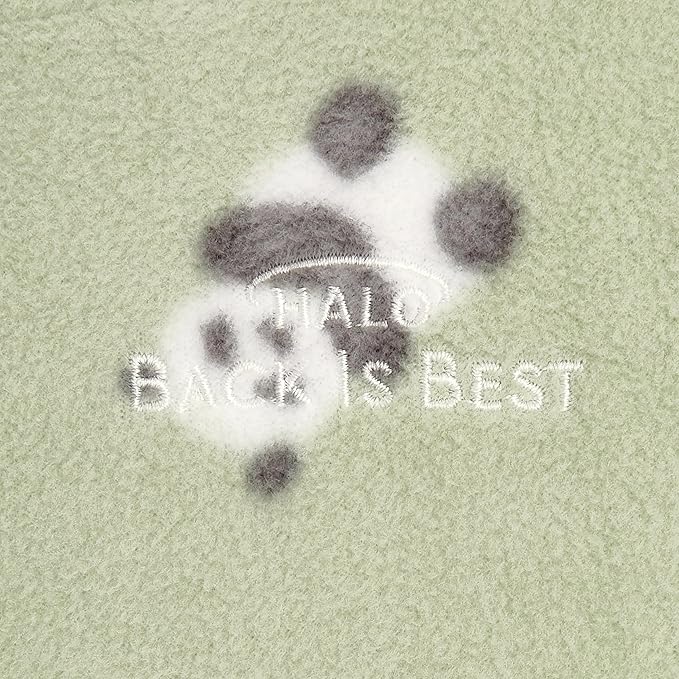 HALO Micro-Fleece Sleepsack Swaddle, 3-Way Adjustable Swaddle Blanket for Newborn and Infants, TOG 3.0 for Cold Climates, Hip Healthy, Cozy Pandas, Small, 3-6 Months