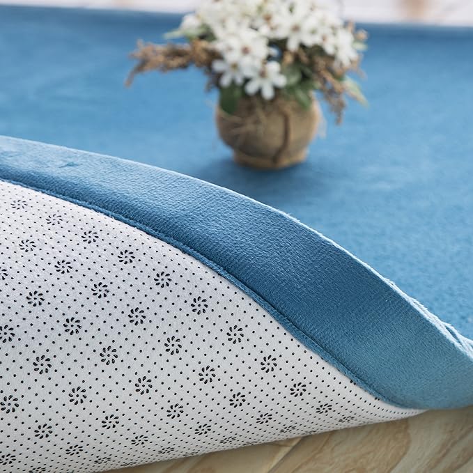 V-mix Baby Play Mat, Handmade Weaving Plush Foam Play Crawling Rugs for Baby, Children Play Blanket, Yoga Mat, Exercise Mat-Cushy- Soft & Thick Hypoallergenic, Non-Toxic