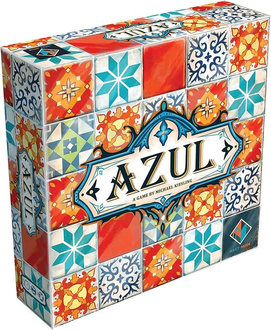 Asmodee Azul Board Game - Award-Winning Tile-Placement Strategy Game, Beautiful Mosaic Art, Family Fun for Kids & Adults, Ages 8+, 2-4 Players, 30-45 Minute Playtime