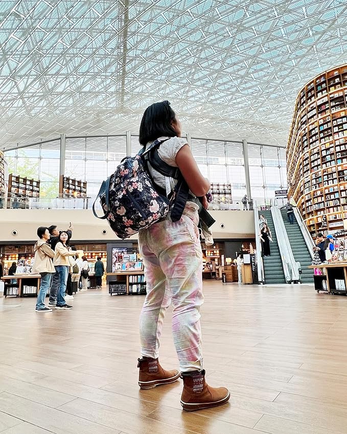 Sarah Wells Kelly Breast Pump Backpack & Tote - Insulated Pocket, Laptop Sleeve & Easy-Clean Design, Fits All Pumps, Diaper Bag for Moms (Le Floral)