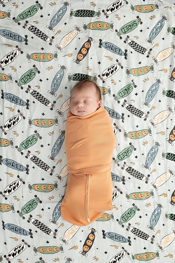 LullaBaby "Double Dream Swaddle: Exclusive Dual Wing Design, Pediatrician-Endorsed, Ultra-Soft Cotton, 0-2 Months, 6-14 lbs - Sandstone