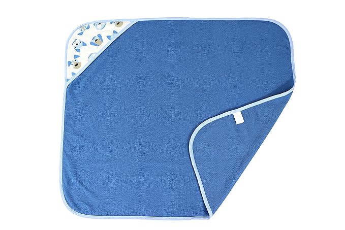 Cudlie Buttons & Stitches Baby Boy 3 Pack Rolled/Carded Hooded Towels in Dog Gone Cute Print, GS71722