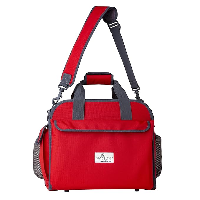 Anna & Eve Diaper Bag with Changing Station, Baby Bag, Diaper Backpack for Baby Girl and Boy, Large Diaper Tote Bag - Portable Diaper Changing Pad