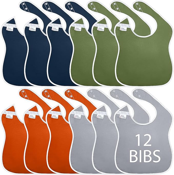 Large Waterproof Bibs Outdoor Collection - 4pk, 12pk, 48pk