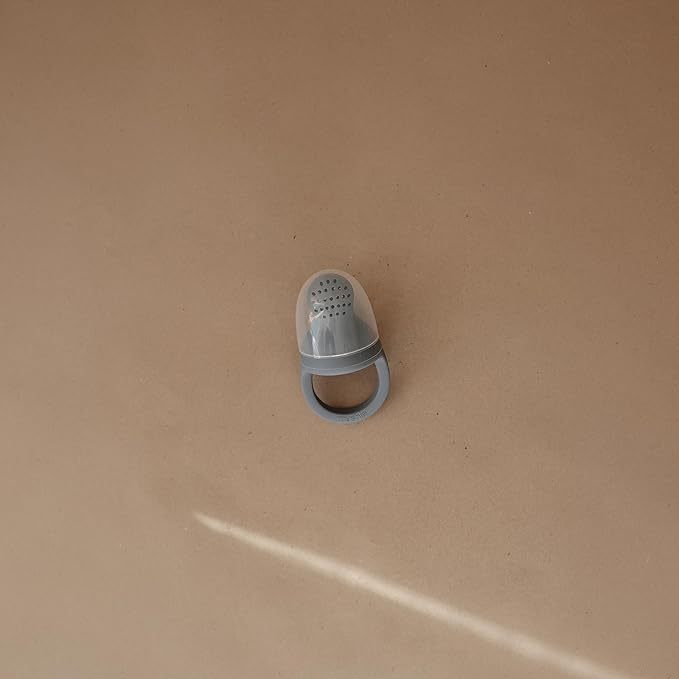 mushie Silicone Baby Fresh Fruit & Food Feeder Pacifier | 6 Months+ (Tradewinds)