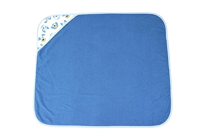 Cudlie Buttons & Stitches Baby Boy 3 Pack Rolled/Carded Hooded Towels in Dog Gone Cute Print, GS71722
