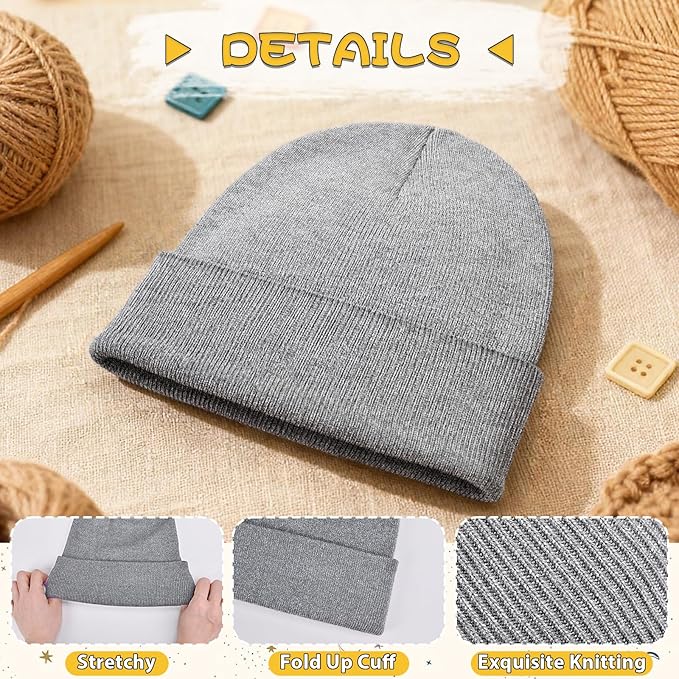 ZOORON Toddler Beanie Baby Kids Beanies Warm Winter Hat Knit Skull Cap for Boys & Girls Soft Children Infant Hat