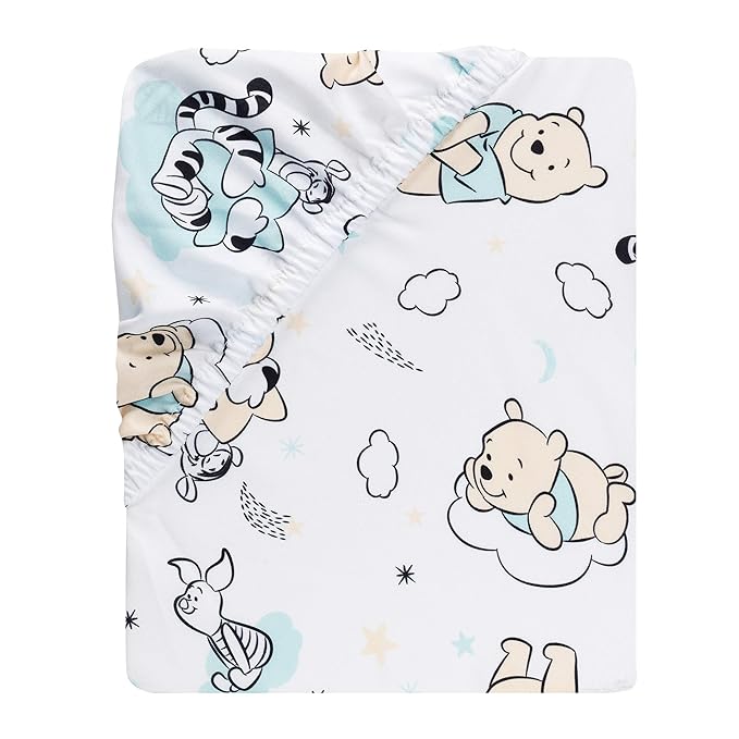 Lambs & Ivy Disney Baby Winnie The Pooh Hugs 3-Piece Nursery Crib Bedding Set