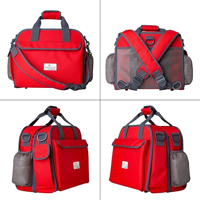 Anna & Eve Diaper Bag with Changing Station, Baby Bag, Diaper Backpack for Baby Girl and Boy, Large Diaper Tote Bag - Portable Diaper Changing Pad