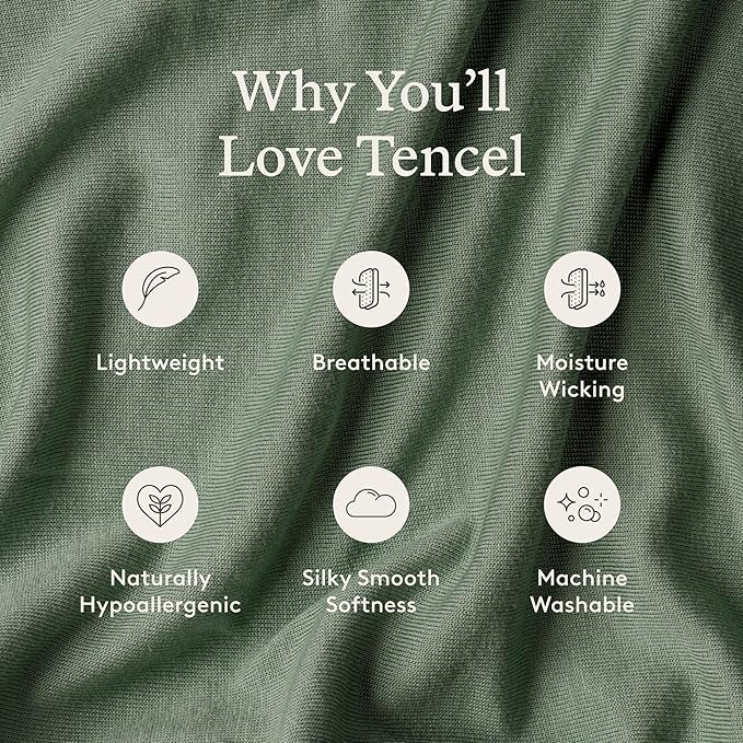 Baby Tula Stretchy Tencel™ Baby Wrap Carrier – Soft Newborn & Infant Wrap Sling, Ergonomic Hands-Free Baby Carrier, Breathable & Adjustable, Eco-Friendly for 8–25 lbs - Woodlands