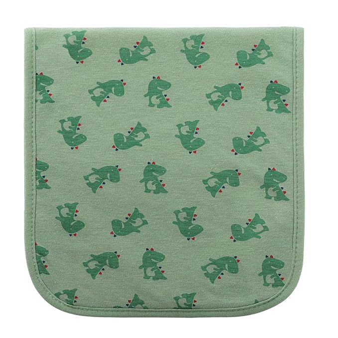 Hakochia Burp Cloths for Baby Boy & Girl Organic Cotton Large Unisex Burp Clothes Extra Absorbent Soft Neutral Burping Rags Spit Up Cloth Sets for Newborns 8 Pack (D)