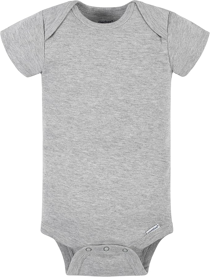Gerber baby-girls 5-pack Solid Onesies Bodysuits
