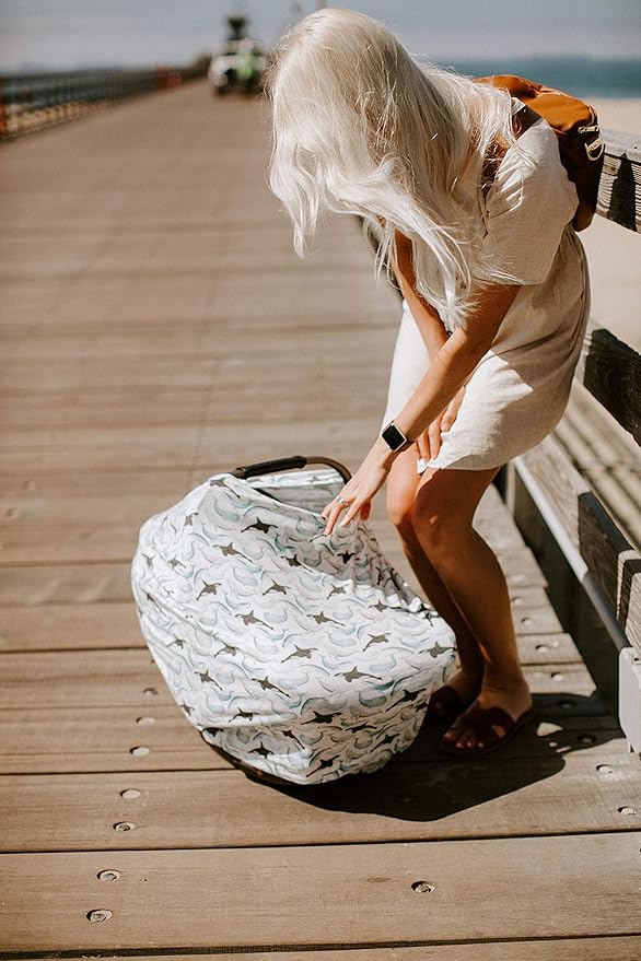 Kai Multi-Use Cover: Car Seat, Nursing, Stroller - Stretchy Fabric, All-Season, Stylish Designs, Easy Access