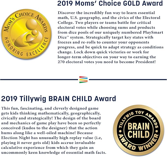 Election Night! A Super Fun Way to Learn Essential Math, Geography and Civics While Strategizing Your Way to The White House. Updated Electoral College Game Board for 2024!