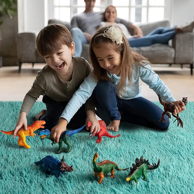 COASTLINE CRAFT STEM.org Dinosaur Painting Kit for Kids with Dino Trivia-Dinosaur Crafts for Kids Ages 3-5 + w/ 2 T-Rex Set - Screen Free, Educational Gifts for Boys