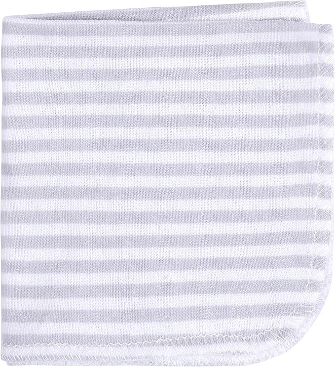 Gerber Baby 4 Piece Animal Character Hooded Towel and Washcloth Set, Grey Elephant, One Size