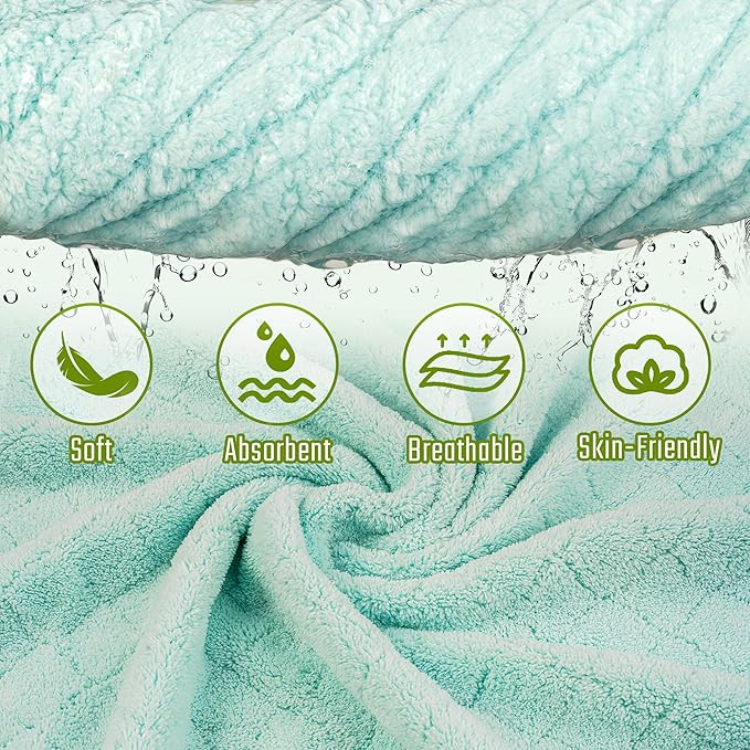Toddler Bath Towel Hooded Kids Towel Bath Baby Towels with Hood for Boy Girl 0-5 Years, 2-Pack Soft Absorbent Baby Bath Towel Toddler Towels with Hood, Thick 50''x32'' Kids Hooded Towel for Toddlers