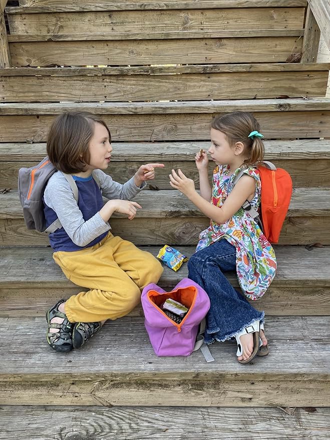 Hip Baby Wrap - Adventure-Ready Backpack for Toddlers - Cotton - Wipeable Fabric Lining and Large YKK Zipper - Perfect for Little Explorers, Comfortable & Stylish Design - Purple