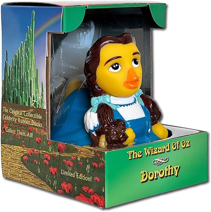 CelebriDucks - Dorothy - Floating Rubber Ducks - Collectible Bath Toys Gift for Kids & Adults of All Ages