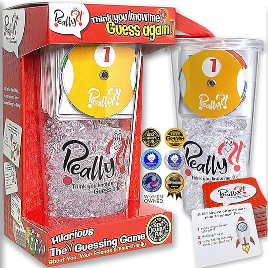 Really?! Think You Know Me? Guess Again - Hilarious Family Game Night Ice Breakers, Conversation Cards to Get Talking